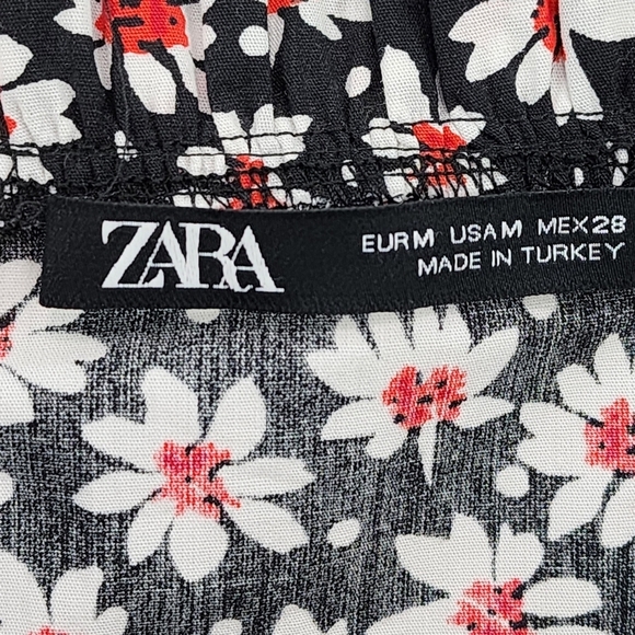 Zara Women's Poly Daisy Print Mini Summer Dress - M - Picture 4 of 7
